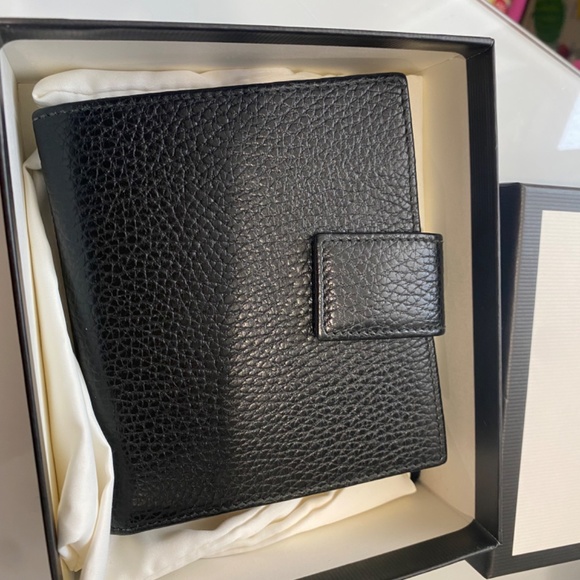 Gucci GG Marmont French Flap Wallet - Black With Gold Detailing 🖤 - Picture 5 of 6